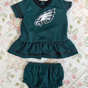 NFL APPAREL baby girl eagles outfit